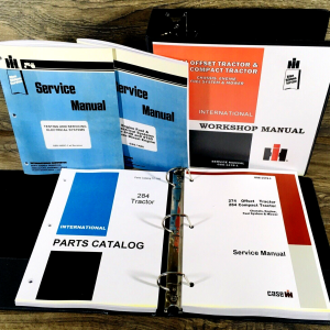 Farmall International 284 Tractor Service Parts Manual Set Repair Shop Catalog