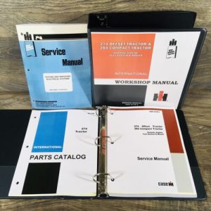 Farmall International 274 Tractor Service Parts Manual Set Repair Shop Catalog