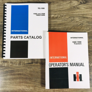 Farmall International 1568 Tractor Parts Operators Manual Set DV-550 Catalog IH