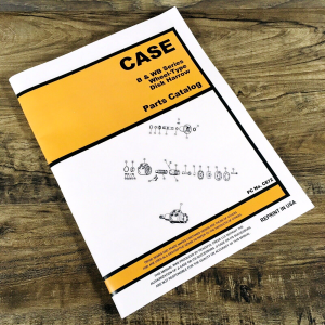 Case WB177 WB189 WB197 WB217 and WB219 Wheel Type Disk Harrow Parts Manual Book