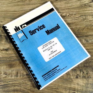Cub Cadet International 105 124 125 Service Repair Lawn Garden Tractor Manual