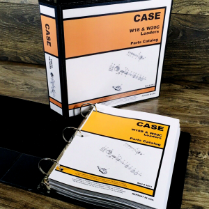 Case W18B W20C Wheel Loaders Parts Manual Catalog Book Assembly Schematic Views