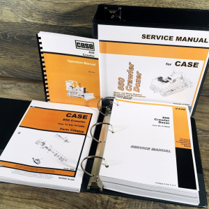 Case 850 Crawler Dozer Loader Service Manual Set Parts Operator Prior To 7073469