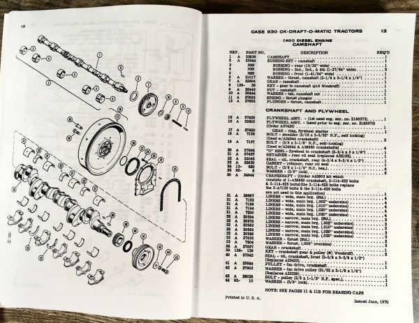 Case 930 Series 931 941 Comfort King Draft-O-Matic Tractor Parts Manual Catalog - Image 6