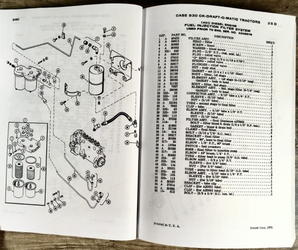 Case 930 Series 931 941 Comfort King Draft-O-Matic Tractor Parts Manual Catalog - Image 7