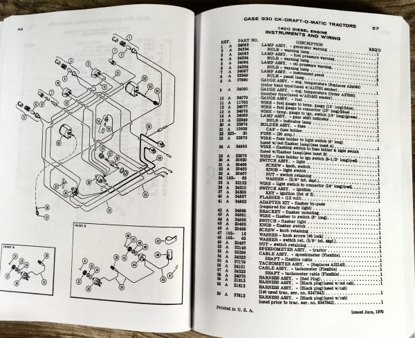 Case 930 Series 931 941 Comfort King Draft-O-Matic Tractor Parts Manual Catalog - Image 9