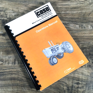 Case 740 741 742 Gas + LP Wheel Tractor Operators Manual Owners 8173401-After