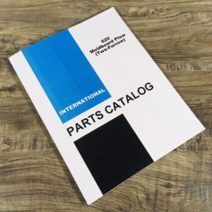 Farmall International 620 Moldboard Plow Two Furrow Parts Manual Catalog Book