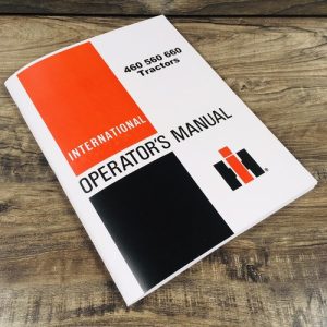 Farmall International 660 Gas Tractor Operators Manual Owners Maintenance Book