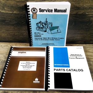 Dresser TD8C TD-8C Crawler Tractor Service Manual Parts Catalog Set Repair Shop