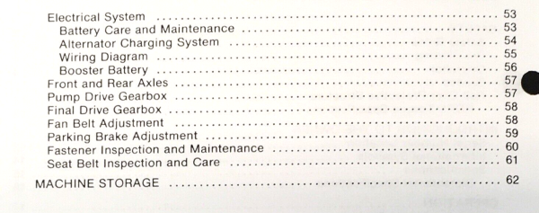 Case Maxi-Sneaker Trencher Operators Manual Owners Book Maintenance - Image 3
