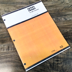 Case TL200 Trencher Parts Manual Catalog Book Assembly Schematic Exploded Views