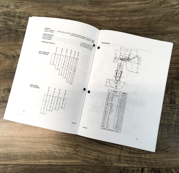 Case Davis TF 700 Task Force Trencher Operators Manual Owners Book Maintenance - Image 5