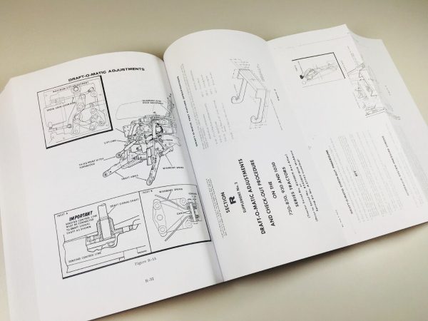 Case 930 931 932 Comfort King Tractor Service Manual Parts Catalog Set Repair - Image 9