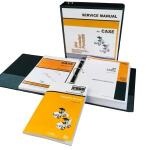 Case W4 Wheel Loader Forklift Service Parts Operators Manual Set Catalog Repair