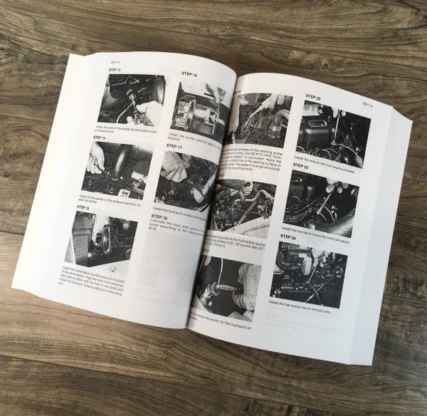 Case W4 Wheel Loader Forklift Service Manual Parts Catalog Repair Shop Set Book - Image 12