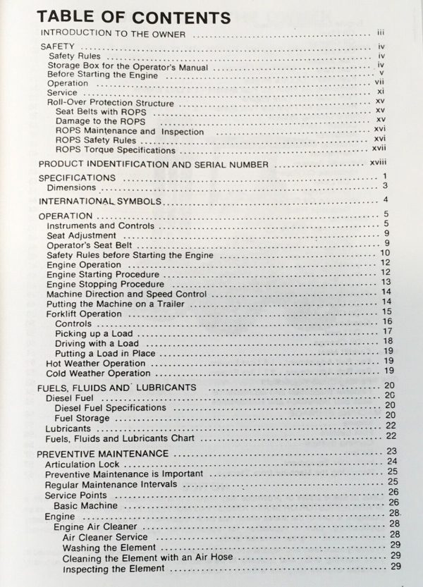 Case W4 Wheel Loader Forklift Service Parts Operators Manual Set Catalog Repair - Image 4