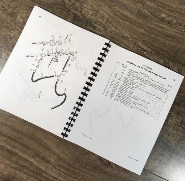 Case W4 Wheel Loader Forklift Service Parts Operators Manual Set Catalog Repair - Image 9