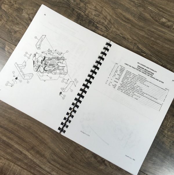 Case W4 Wheel Loader Forklift Service Parts Operators Manual Set Catalog Repair - Image 10