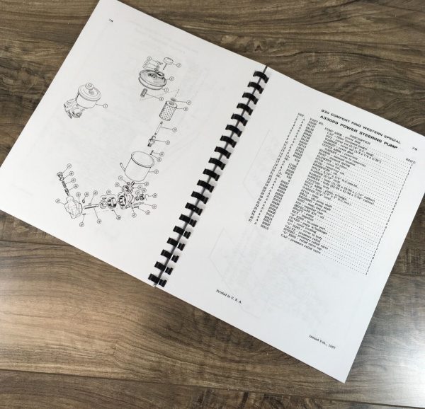 Case 930 931 932 Comfort King Tractor Parts Operator Manual Set SN 8229002-After - Image 7