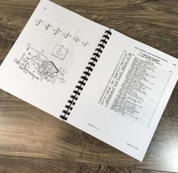 Case 930 931 932 Comfort King Tractor Parts Operator Manual Set SN 8229002-After - Image 11