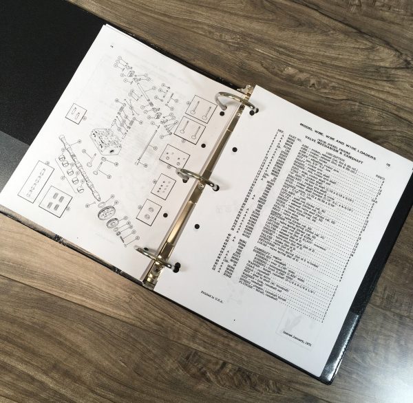 Case W10E Wheel Loader Service Manual Parts Catalog Operators Repair Shop Set - Image 7