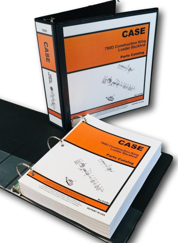 Case 780D Backhoe Loader Tractor Parts Manual Catalog Book Assembly Schematic