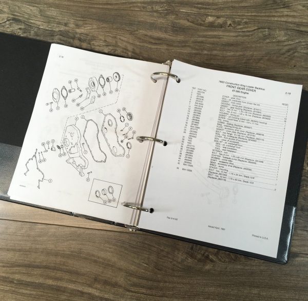 Case 780D Backhoe Loader Tractor Parts Manual Catalog Book Assembly Schematic - Image 4