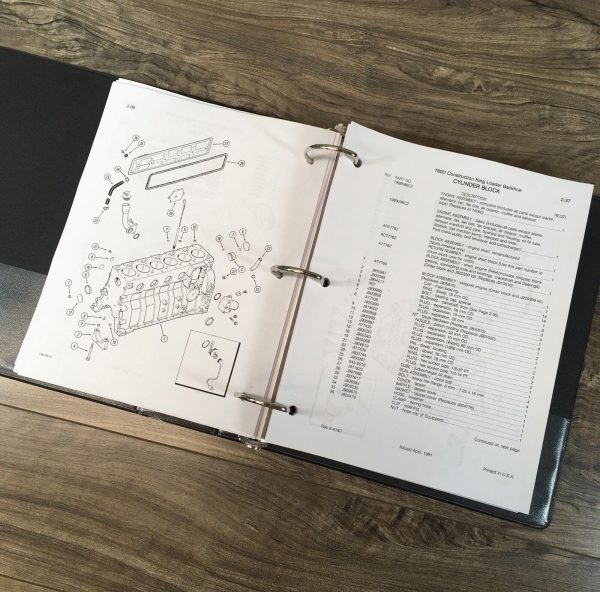 Case 780D Backhoe Loader Tractor Parts Manual Catalog Book Assembly Schematic - Image 5