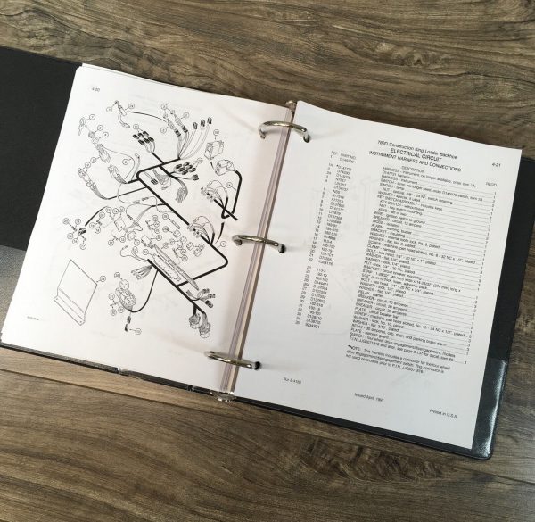 Case 780D Backhoe Loader Tractor Parts Manual Catalog Book Assembly Schematic - Image 7