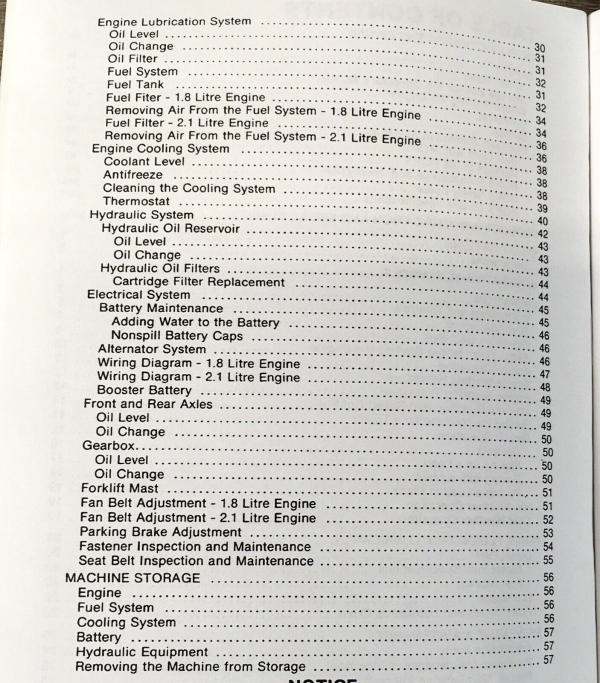 Case W4 Wheel Loader Forklift Operators Manual Owners Book Maintenance - Image 3