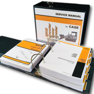 Case 850B Crawler Tractor Service Manual Parts Catalog Repair Shop Book Set