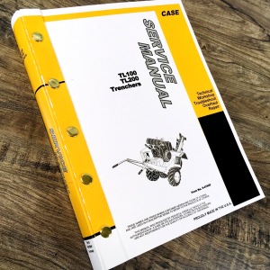Case TL100 TL200 Trencher Service Manual Repair Shop Technical Book Workshop