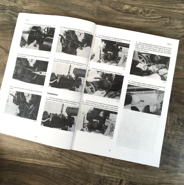 Case TL100 TL200 Trencher Service Manual Repair Shop Technical Book Workshop - Image 2