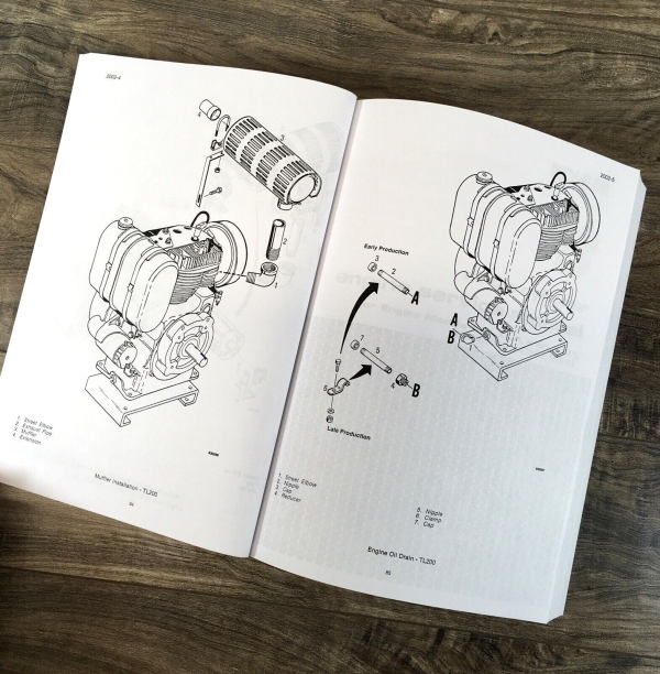 Case TL100 TL200 Trencher Service Manual Repair Shop Technical Book Workshop - Image 3