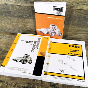 Case W10B Gas Wheel Loader Service Manual Parts Catalog Operators Repair Shop