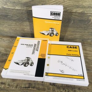 Case W8B Diesel Wheel Loader Service Manual Parts Catalog Operators Owners Set