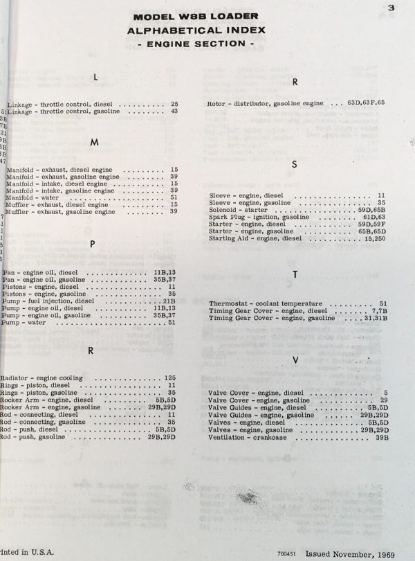 Case W8B Diesel Wheel Loader Parts Catalog Operators Manual Owners Book Set - Image 6