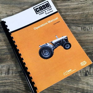 Case David Brown 1290 1390 Tractor Operators Manual Owners Book Maintenance