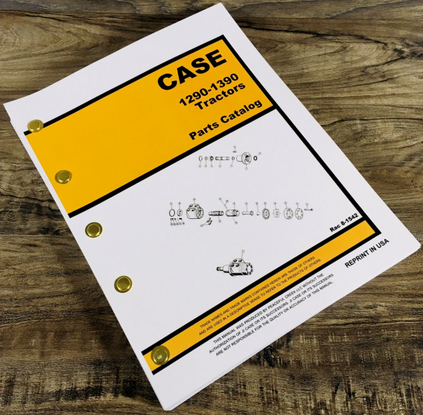 Case David Brown 1290 1390 Tractor Parts Manual Catalog Book Assembly Schematic