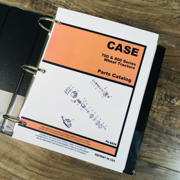 Case 803B 810B 811B 812B Wheel Tractor Service Manual Parts Catalog Repair Shop - Image 9