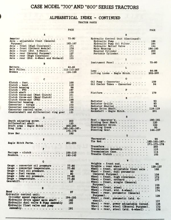 Case 803B 810B 811B 812B Wheel Tractor Service Manual Parts Catalog Repair Shop - Image 10