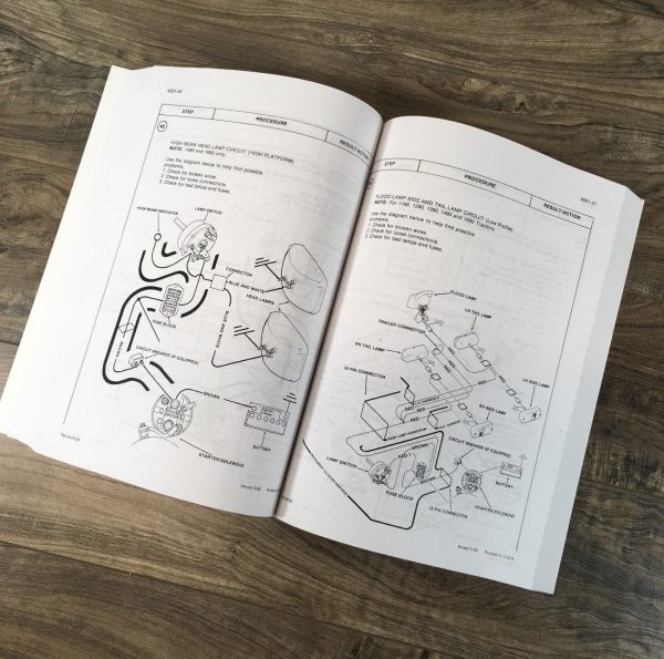 Case David Brown 1290 1390 Tractor Service Manual Parts Catalog Operators Set - Image 11