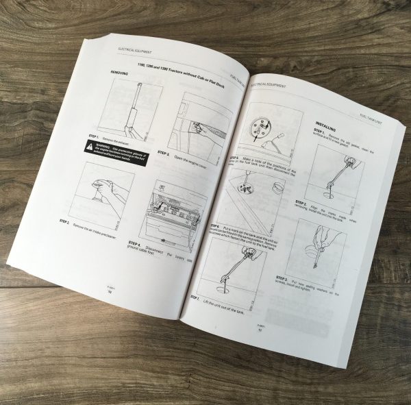 Case David Brown 1290 1390 Tractor Service Manual Parts Catalog Set Repair Shop - Image 7