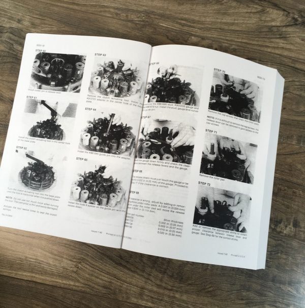 Case David Brown 1290 1390 Tractor Service Manual Parts Catalog Set Repair Shop - Image 9