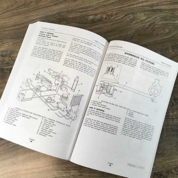 Case David Brown 1290 1390 Tractor Service Manual Parts Catalog Set Repair Shop - Image 11