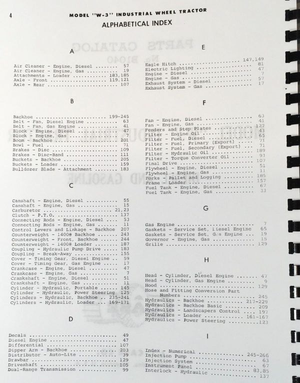 Case W3 420B Wheel Tractor Loader Backhoe Service Repair Manual Parts Catalog - Image 3