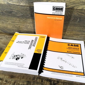 Case 680B CK Tractor Loader Backhoe Service Manual Parts Operators 9102282-UP