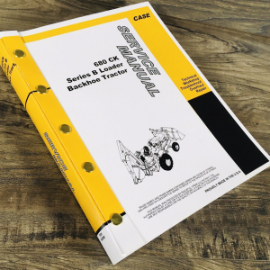 Case 680B Ck Loader Backhoe Service Manual Technical Repair Shop Workshop Book