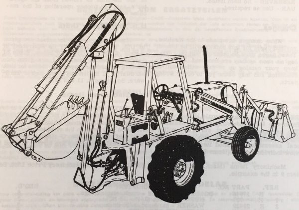Case 680E CK Backhoe Loader Service Manual Parts Operators Set 9114101-After - Image 2